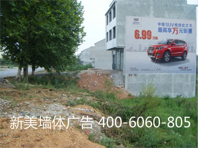 惠州墙体喷绘图1