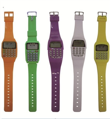 儿童计算器手表，带计算器手表厂家，微型手表计算机商图1