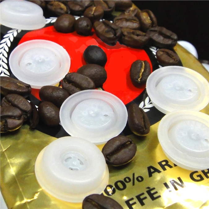 咖啡气阀 食品袋呼吸排气阀 咖啡图1