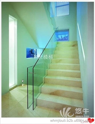 武汉别墅玻璃栏杆,玻璃楼梯栏板,别墅玻璃走廊护栏,玻璃阳台栏杆.品牌玻璃栏杆13871415099