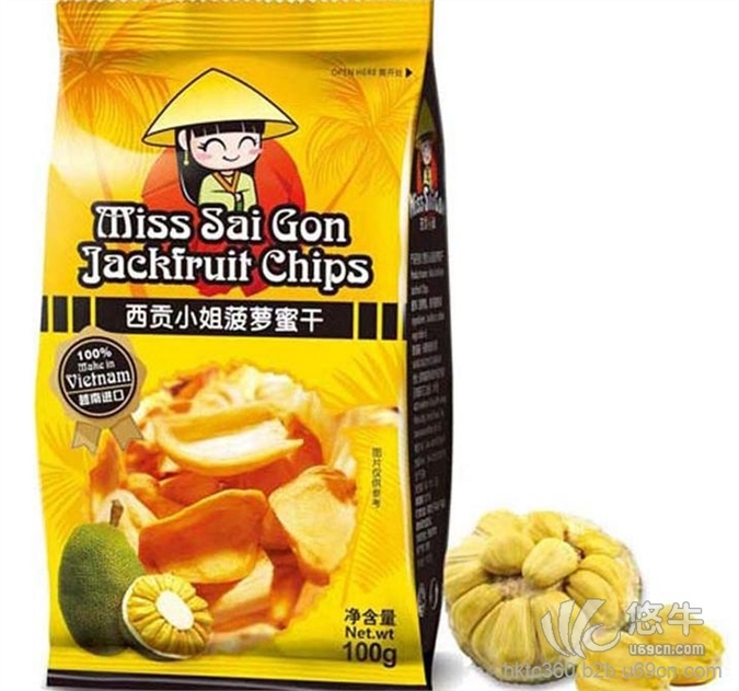 越南原装进口西贡小姐菠萝蜜干100g
