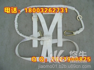 全身式电工安全带双钩单钩高空安装双绳安全带图1