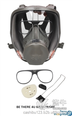 批售急防护佰速优全面具适配眼镜架（不含眼镜片）