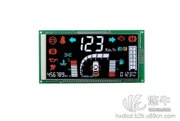 可定制各类VA型段码LCD液晶屏