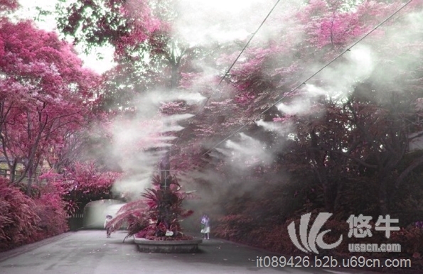 园林冷雾设备改善空气质量美化环境