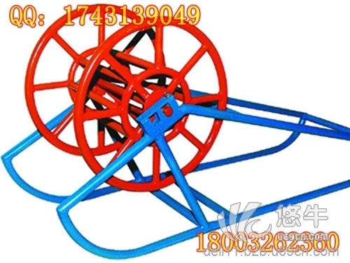 电力牵引绳线盘架绞磨绳线盘架最低价格图1