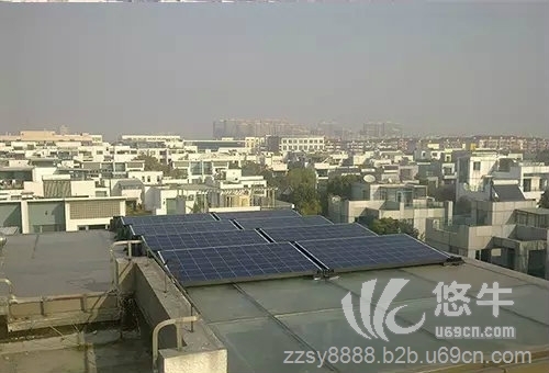 5000w屋顶光伏发电站，小型屋顶光伏发电系统、陕西/河南/山西弘太阳光电图1