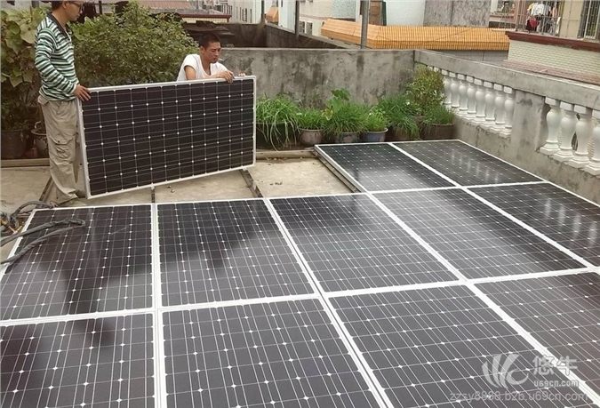 陕西家庭户用4000w太阳能并网发电系统，家用小型光伏发电站，享受国家补贴