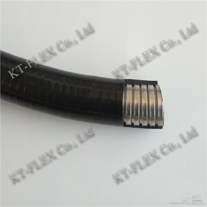 双勾耐压管平包管包塑金属软管不锈钢包塑软管蛇皮管穿线管图1