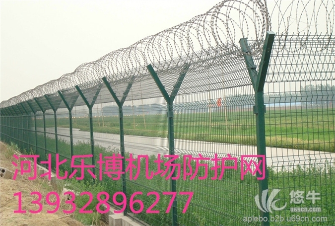 济南机场护栏网规格山东刺绳防护网-机场Y型安全防御网厂家直销