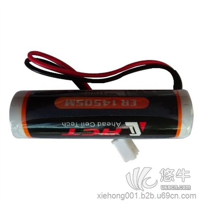 3.6V插卡带线锂电池ER14505M智能水表电池