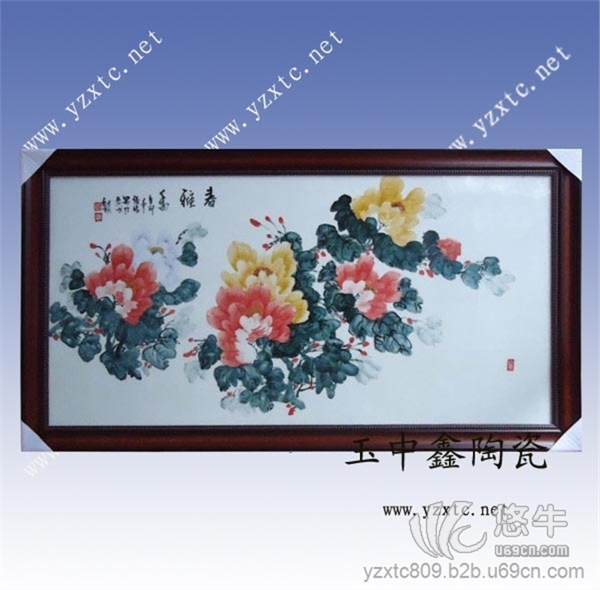 手绘瓷板画景德镇瓷板画珍品图1