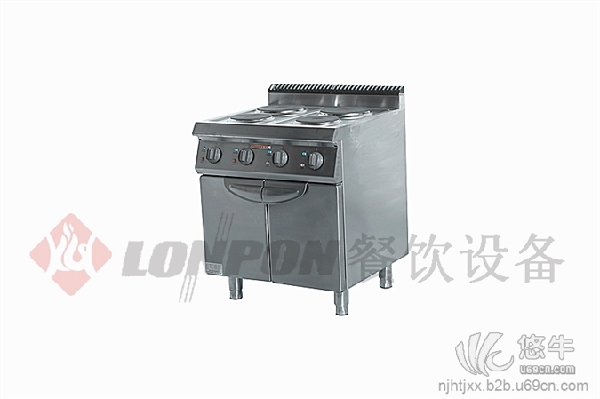 西式餐炉系列:西式电热四头煮食炉连柜（圆盘）图1