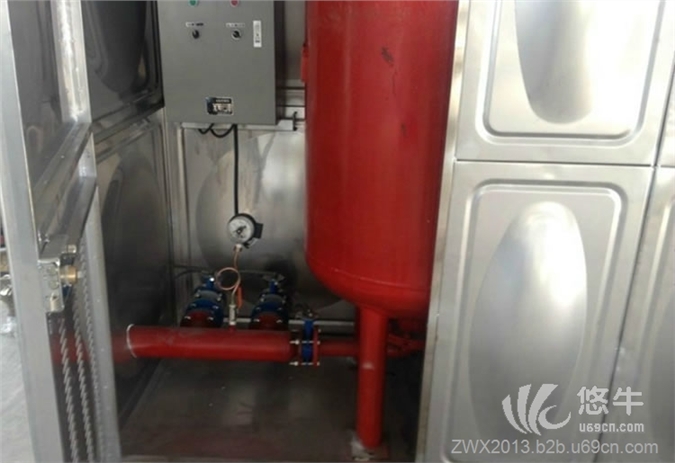 设计院图纸W1.5/0.3-30HDXBF12箱泵一体化消防泵站给水设备