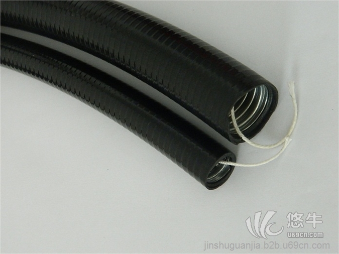 夹棉线包塑防水管，耐低温PVC包塑金属软管，低烟无卤平包管