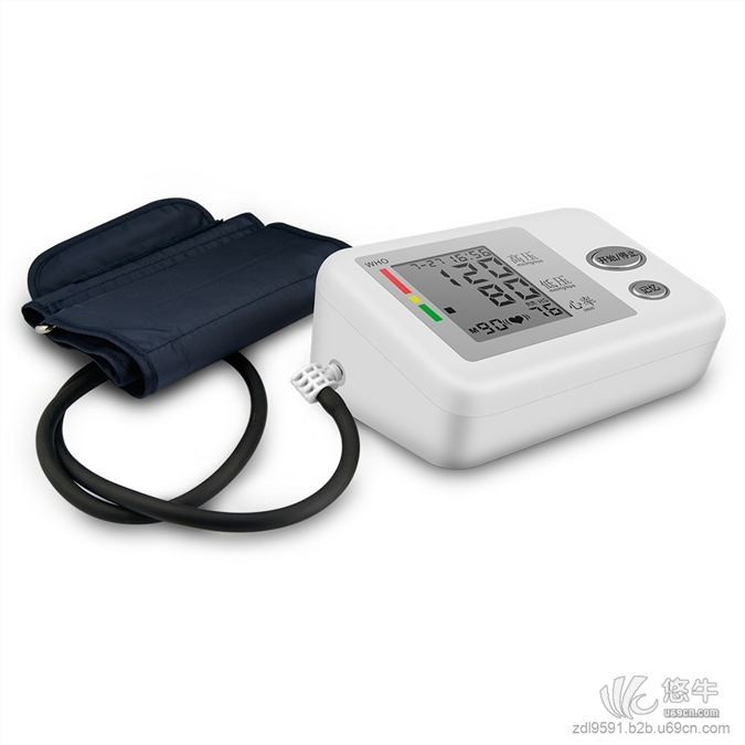 电池充电式电子血压仪家用手臂式血压计自动语