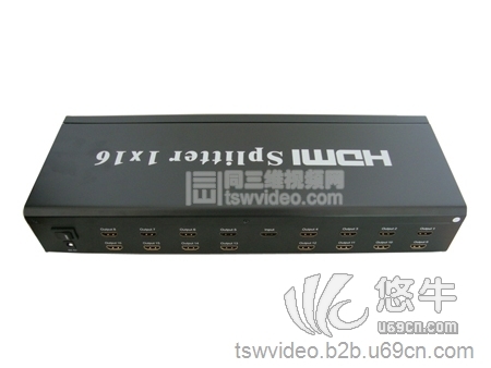 HDMI分配器，高清视频分配器一分十六路