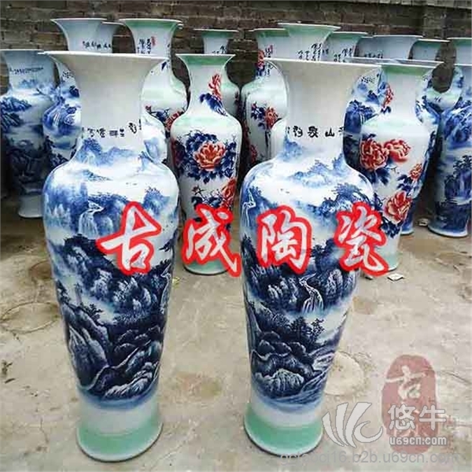 景德镇陶瓷大花瓶价格1.2米大花瓶
