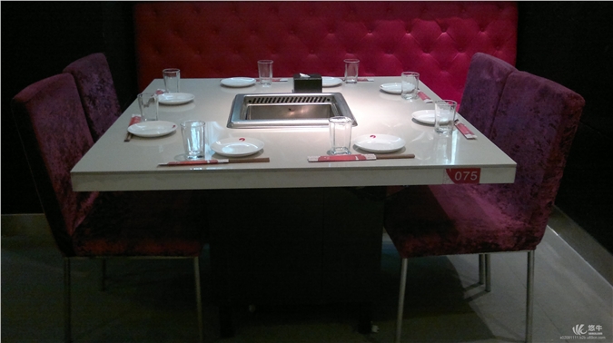 共餐电磁炉火锅桌椅子组合重庆火锅桌椅定做