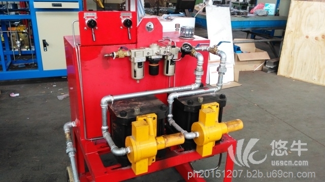 四泵头试压泵自动控制系统管道打压机