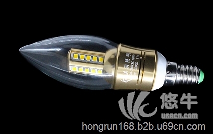 厂家蜡烛灯3W/4W/5W/LED蜡烛灯泡雷霆系列大瓦灯具