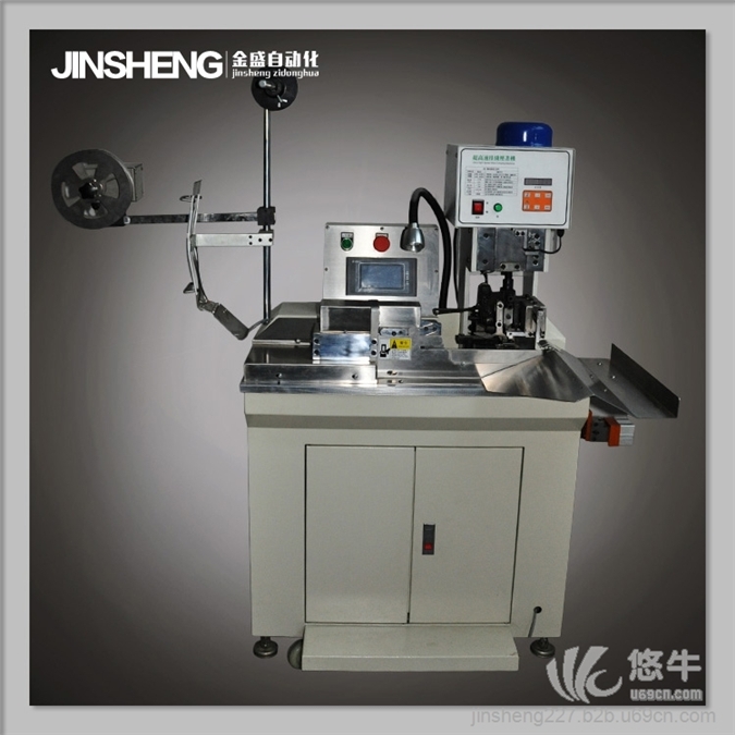 金盛机械JS-6008高速双头全自动排线剥皮端子机