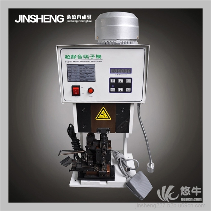 金盛机械自动化设备JS-2000半自动高速静音端子机压着机