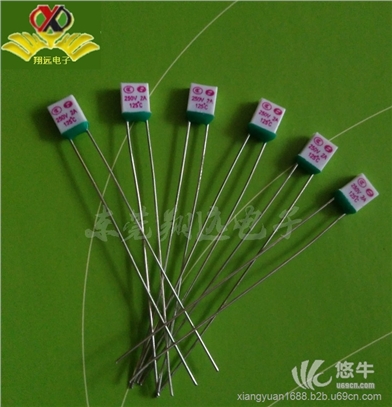 方型温度保险丝塑胶外壳1A~5A温度熔断保险丝