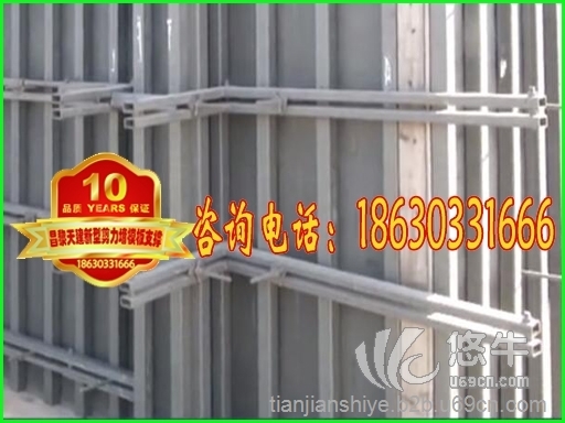 上海_钢背楞建筑模板支撑缩短施工周期