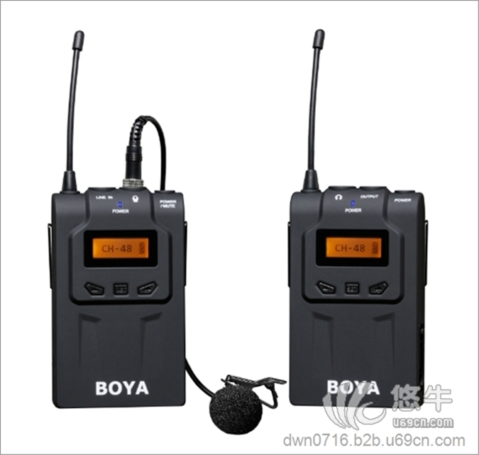BOYABY-WM6摄像机采访录音小蜜蜂单反相机无线领夹麦克风话筒