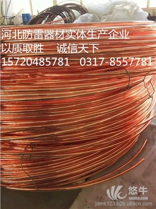 铜包钢圆线可制成软态100米/卷可长距离供货
