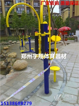 小区广场公园使用健身器材腰背按摩器