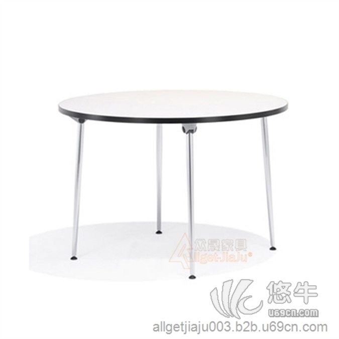 圆餐桌，可折叠餐桌，餐厅家具图1