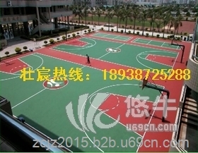 室外清远学校篮球场涂料地面翻新丙烯酸球场清远篮球场图1