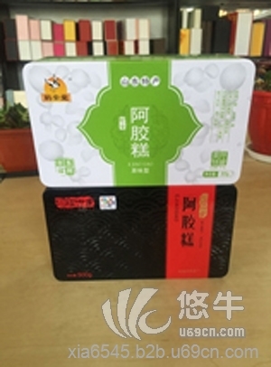 精美食品铁盒包装，阿胶糕包装盒，阿胶糕铁盒