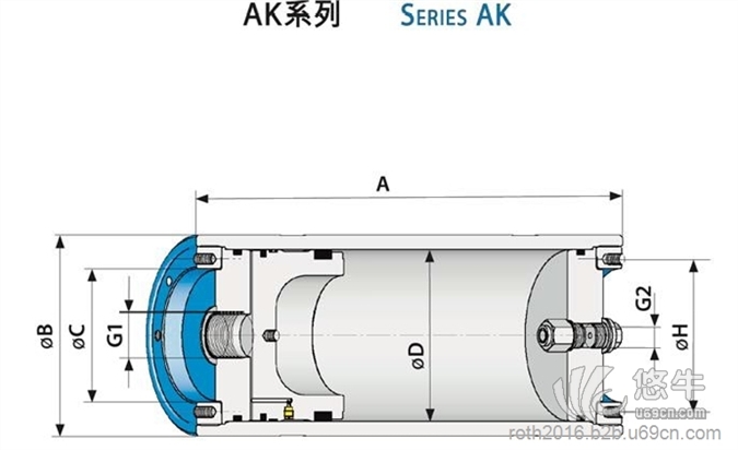 罗特AK系列活塞式蓄能器