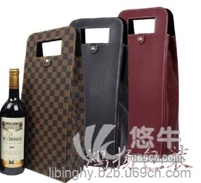 皮质手提袋|红酒手提袋|皮手提袋厂家|红酒手袋|葡萄酒手提皮袋包装