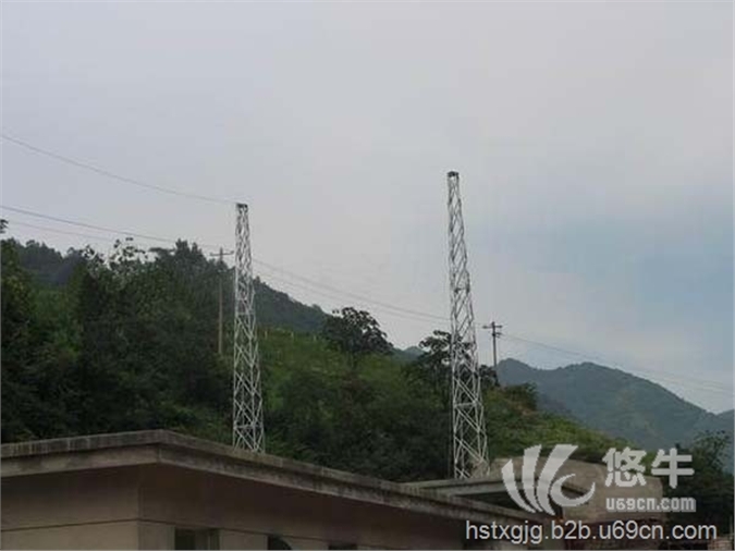 山区专用GFW型四柱角钢避雷针线塔