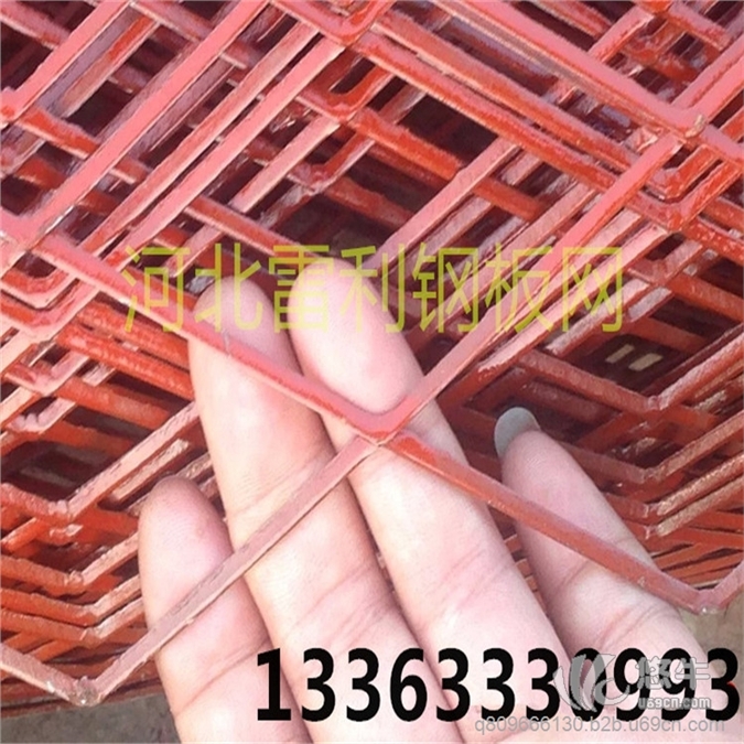 红色菱形钢板网护坡钢板网钢板网图1