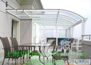 上海阳光板欧式花园别墅车棚|奉贤阳光板铝合金车棚安装|pc耐力板车棚价格