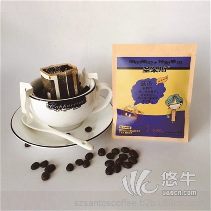 圣朵斯七彩蓝山风味挂耳咖啡纯黑咖啡粉进口咖啡豆现磨图1