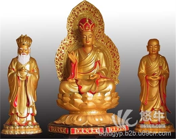 中国铜雕产业网，铜雕采购，铜雕地藏菩萨工艺品图1