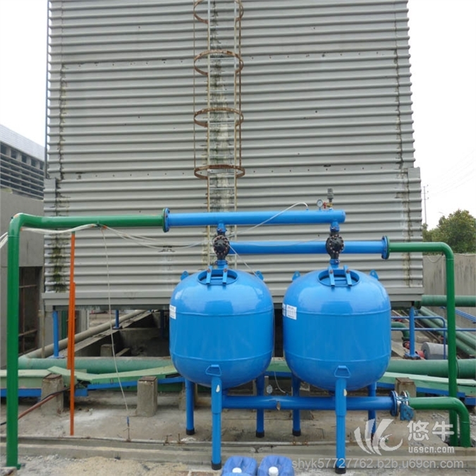 AGF球形全塑浅层介质反冲洗空调制冷机组冷却循环水砂沙滤设备