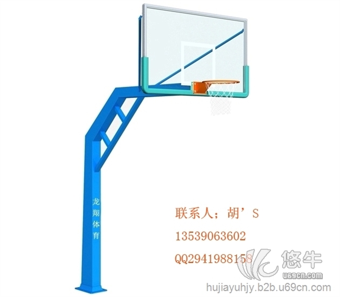 东莞龙翔灌神LX-004单臂锥形篮球架厂家质量保证四川篮球架