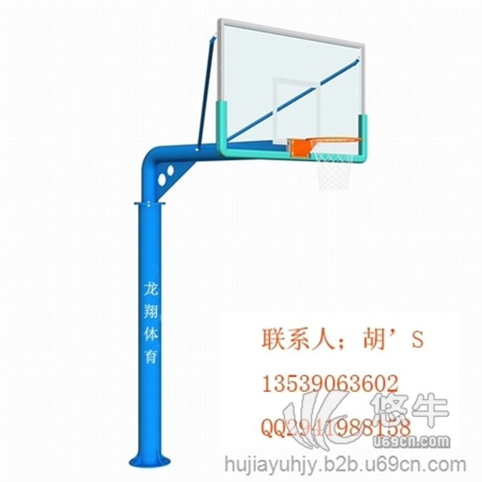 安微灌神可拆式固定地埋篮球架LX-007价厂家直销浙江省篮球架