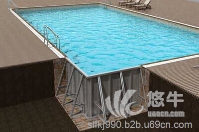 整体拆装式钢结构泳池