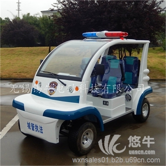 南京4座电动巡逻车，物业代步游览车，校园安保电动车图1