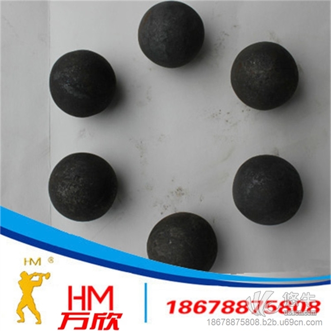 锻造钢球低磨耗高硬度金矿专用B6-25mm钢球铁球图1