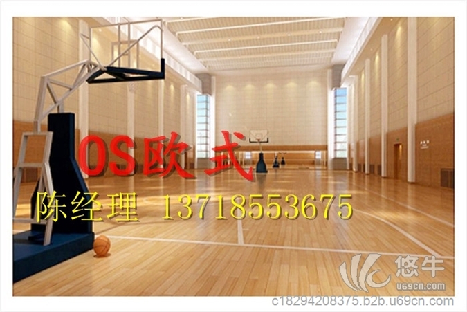 篮球地板篮球场专用地板羽毛球地板胶图1
