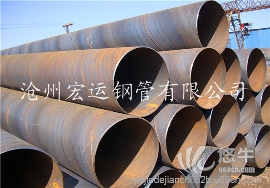 河北钢管厂家生产炼油厂排污专用Q235B部标螺旋钢管